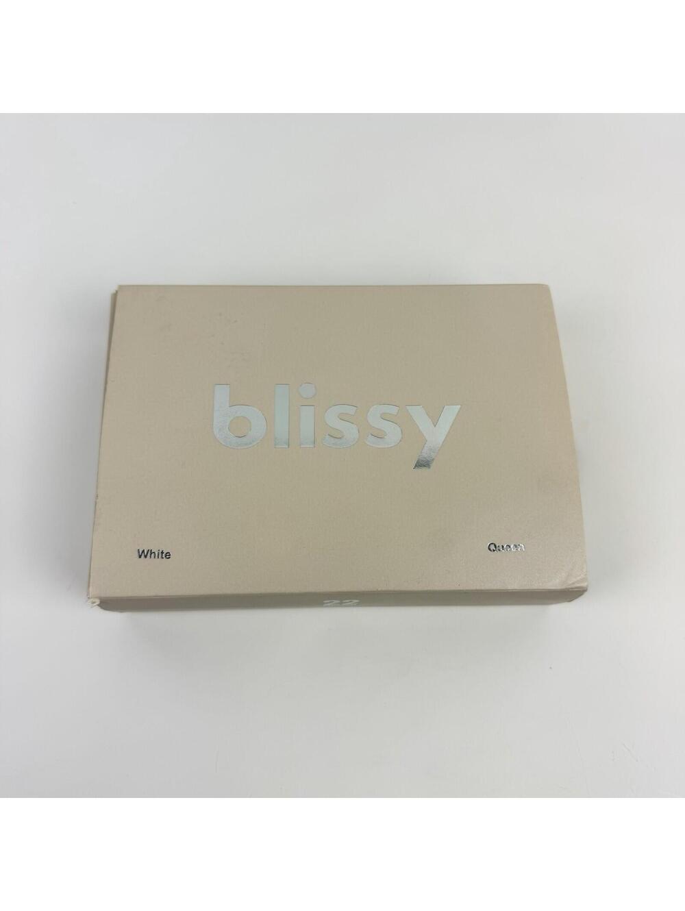 Blissy 100% Mulberry Silk Pillowcase White 20" x 30"